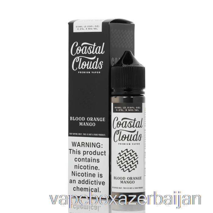 E-Juice Vape Blood Orange Mango - Coastal Clouds Co. - 60mL 0mg